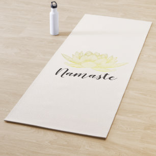 Yoga Studio Meditation Instructor Gold Foil Lotus Yoga Mat