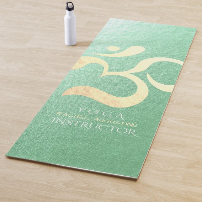 Yoga Studio Meditation Instructor Life Coach OM Mat (In Situ)