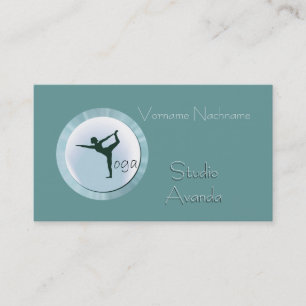 Yoga Studio Teacher Business Card