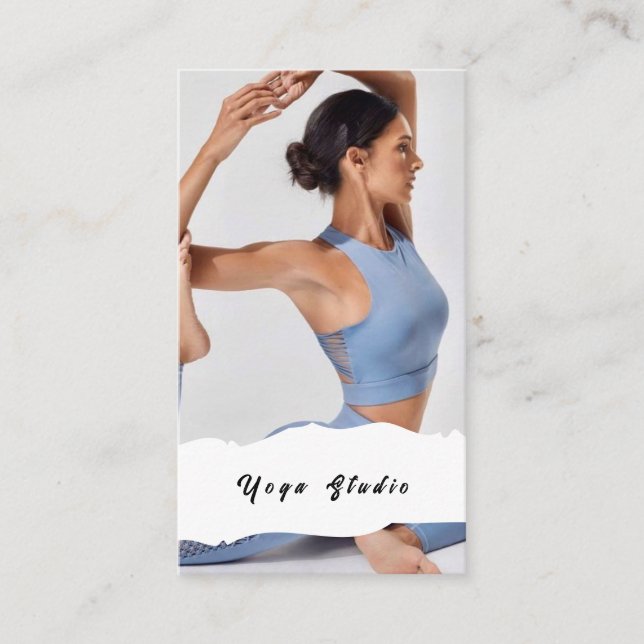Yoga Studio Teacher Training Business Card (Front)