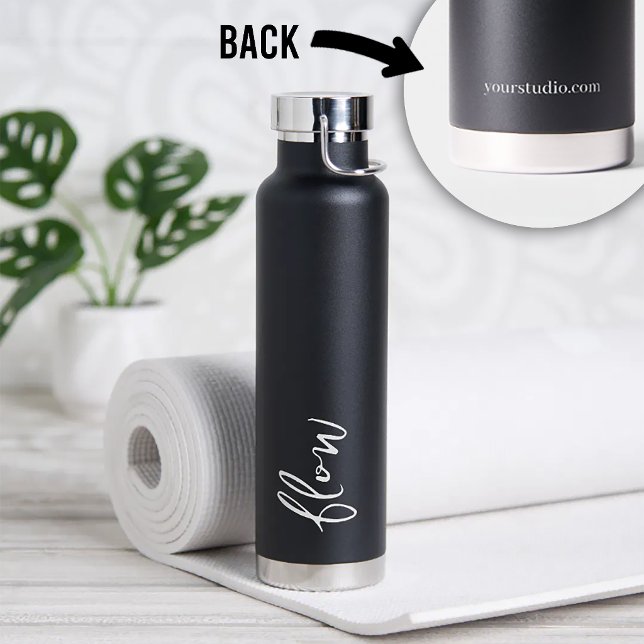 Yoga Studio Water Bottle Flow Script Black Custom (Creator Uploaded)