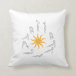 yoga sun salutation cushion