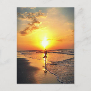 Yoga Sunrise Postcard