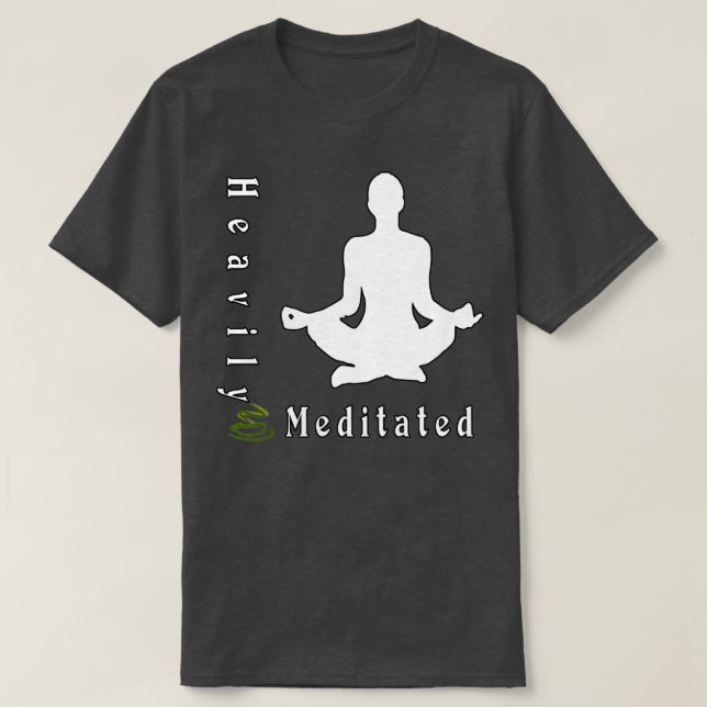 Yoga super heavily meditated yellow T-Shirt (Design Front)