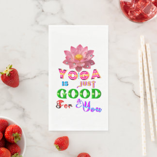 Yoga Tableware Is Just Good For You Napkin
