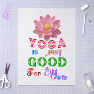 Yoga Tableware Is Just Good For You Tissue Paper