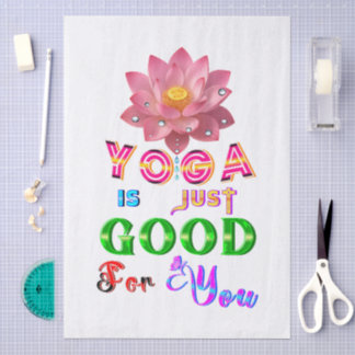 Yoga Tableware Is Just Good For You Tissue Paper