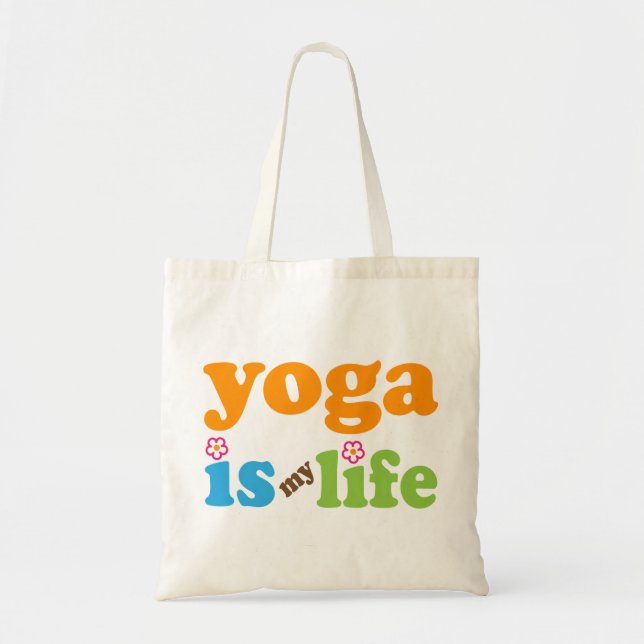 Yoga Teacher Gift Girls Tote Bag (Front)