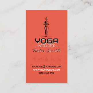 Yoga Teacher / Instructor Business Card