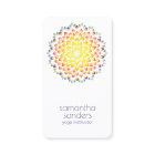 Yoga Teacher Radiance Rainbow Mandala Art