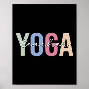Yoga Teacher Yoga Instructor Poster