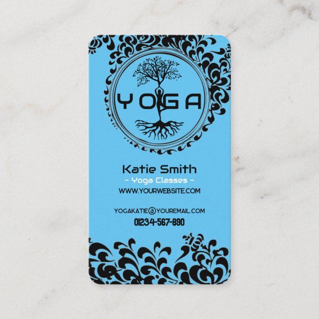 Yoga Teachers / Instructors Business Card (Front)