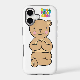 Yoga Teddy Bear Namaste Phone Case