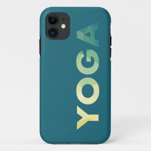 Yoga Text Colourful iPhone 11 Case