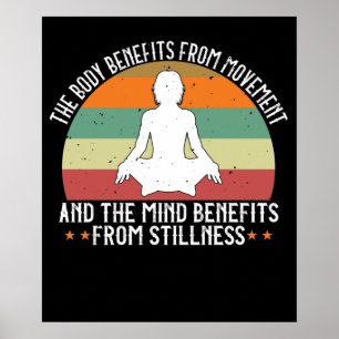 Yoga - The Body Benefits From Movement Poster