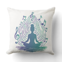 Yoga Throw Pillow