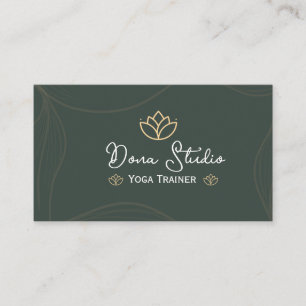 Yoga Trainer Business Card