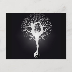 Yoga Tree 2 Postcard