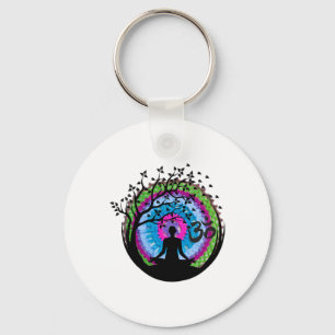 Yoga Tree Crochet Om Mandala,knitting And Sewing Y Key Ring