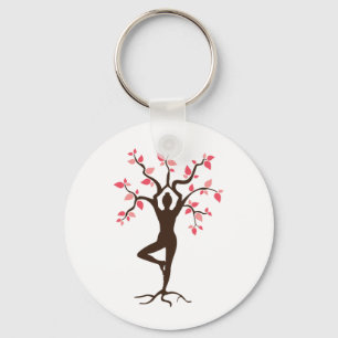 Yoga Tree Key Ring