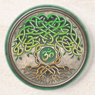 Yoga Tree of Life Coaster