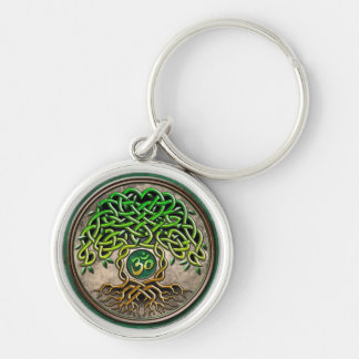 Yoga Tree of Life Key Ring
