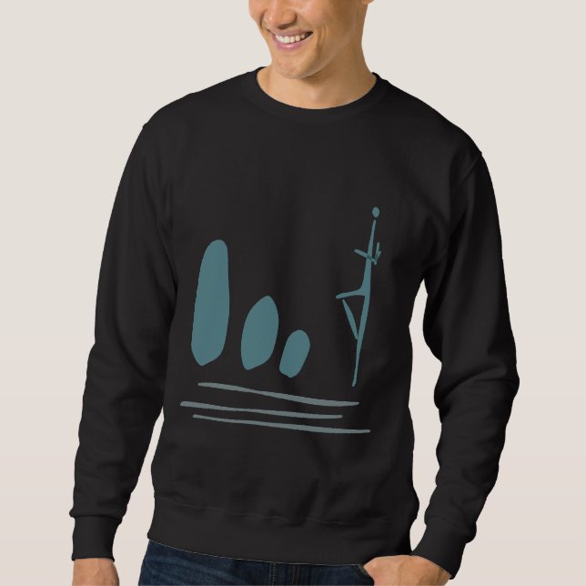 Yoga Tree Pose Sweatshirt (Front)