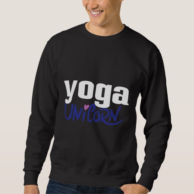 Yoga Unicorn Sweatshirt (Front)