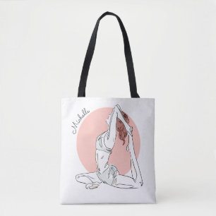 Yoga Woman custom name bags