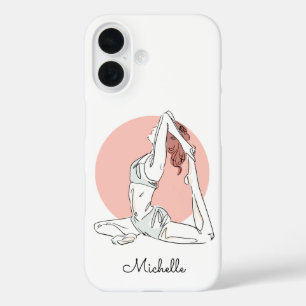 Yoga Woman custom name phone cases