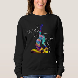 Yoga Workout Mindfulness Graphic Inspirational Sweatshirt
