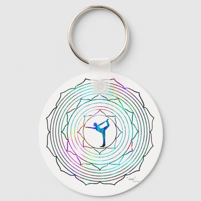 yoga yantra 2 key ring (Front)