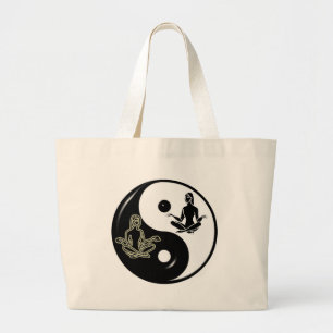 YOGA YIN YANG LARGE TOTE BAG