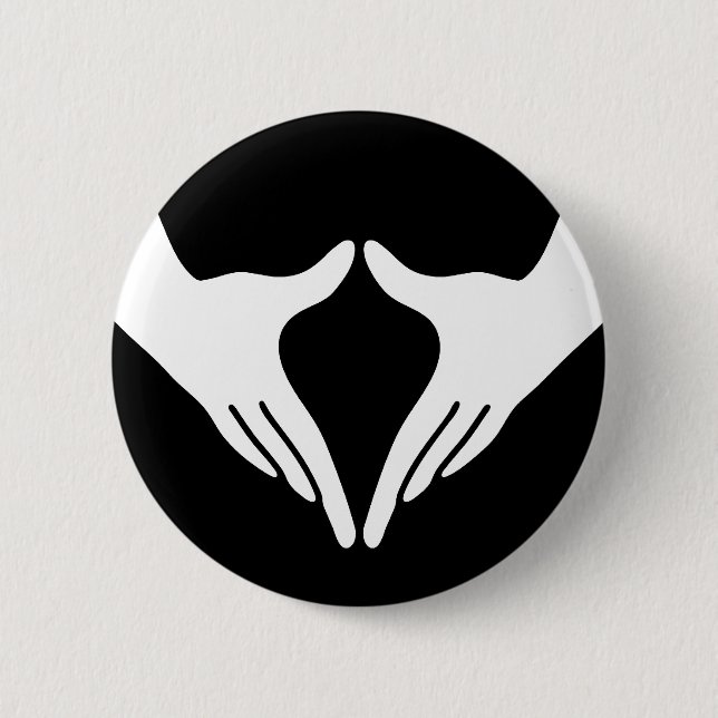 Yoga Yoni Mudra 6 Cm Round Badge (Front)