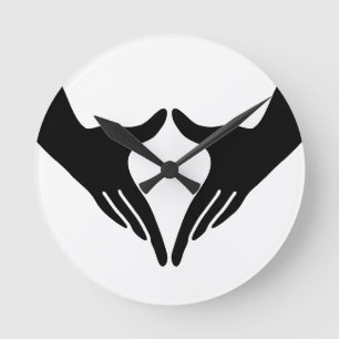 Yoga Yoni Mudra Round Clock