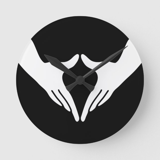 Yoga Yoni Mudra Round Clock (Front)