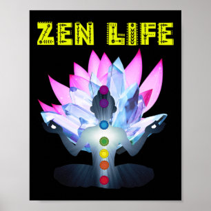 Yoga Zen Gifts,zen Yoga Style,zone Gift Yoga Ideas Poster
