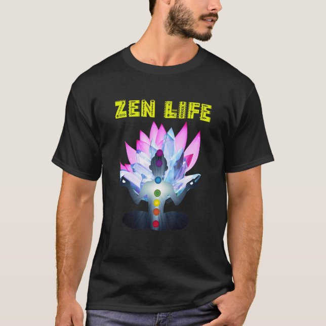 Yoga Zen   Zen Yoga Style Zone   Yoga Ideas Namast T-Shirt (Front)