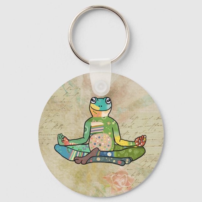 Yogafrosch Key Ring (Front)