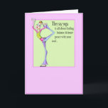 #Yogahumor, #yogapose, #yogabirthday, friendship Card<br><div class="desc">Personalise this card to be a birthday or friendship card for a fabulous "soul friend!" And your girlfriend, sister, or mother doesn't have to do yoga to appreciate the humour about balance and how it's good for the "sole/ soul!" All you need for balance is a being centred by good...</div>