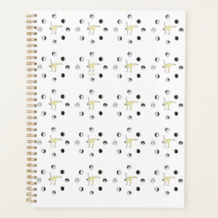 Yogapose der Mond Planner