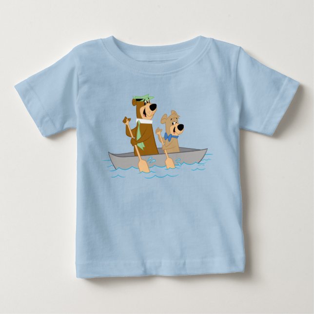 Yogi Bear and Boo Boo Fun Canoe Adventure Baby T-Shirt (Front)