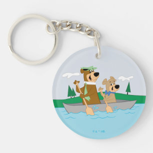 Yogi Bear and Boo Boo Fun Canoe Adventure Key Ring