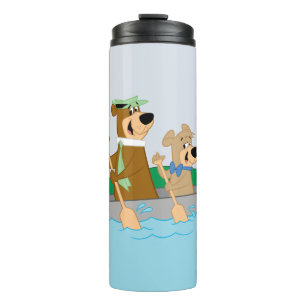 Yogi Bear and Boo Boo Fun Canoe Adventure Thermal Tumbler