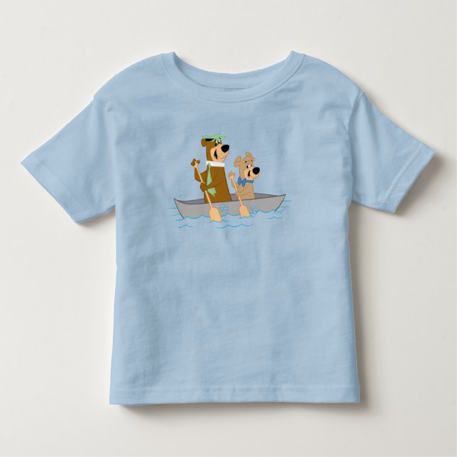 Yogi Bear and Boo Boo Fun Canoe Adventure Toddler T-Shirt (Front)