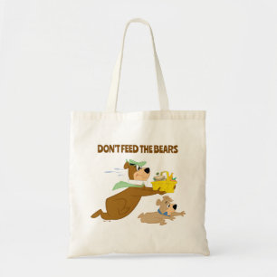 Yogi Bear and Boo-Boo Picnic Panic Tote Bag