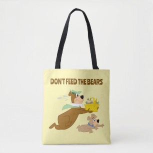 Yogi Bear and Boo-Boo Picnic Panic Tote Bag