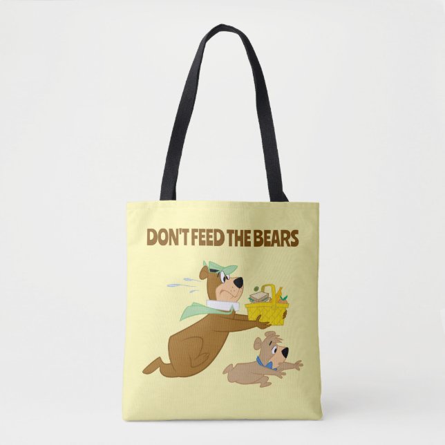 Yogi Bear and Boo-Boo Picnic Panic Tote Bag (Front)