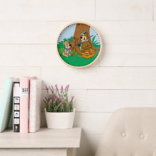 Yogi Bear and Boo-Boo Picnic Snack Clock