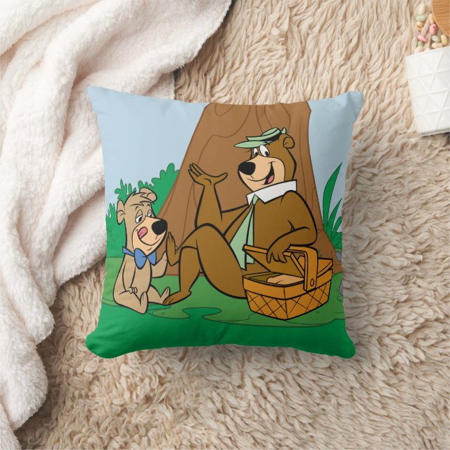 Yogi Bear and Boo-Boo Picnic Snack Cushion (Blanket)